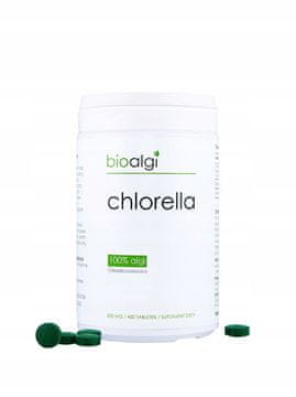 shumee Bioalga Chlorella - prehransko dopolnilo z razpadlimi celičnimi stenami (400 tablet)