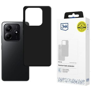 3MK Ovitek za Redmi Note 14 3MK mat črne barve