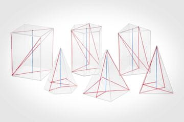 shumee Pravilni poliedri, piramide in prizme