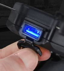 Korbi Motoristični Nosilec za telefon z Qi Polnilcem QC3.0