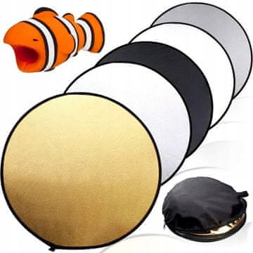 Korbi 5v1 Fotografski Zlato-Srebrni Bumper 60cm