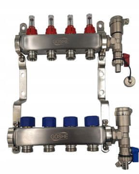 shumee GOSHE 6-KROŽNI RAZDELILNIK IZ NERJAVEČEGA JEKLA