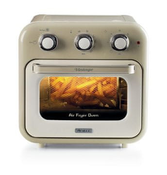 Ariete Cvrtnik na vroč zrak | Air Fryer & Oven Vintage 16L – Bež