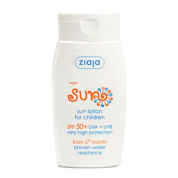 Ziaja Losjon za zaščito pred soncem za otroke 6M+ SPF 50+ Sun (Sun Lotion) 125 ml