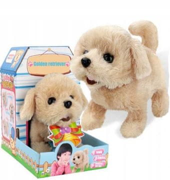 shumee ZLATI PES INTERAKTIVNI PES LAJANJE SPREHODJA MIHANJE Z REPOM ŽIVAL