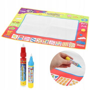 shumee VODNA PODLOGA ZA BARVANJE Z VODNIMI NOGAMI, 2 PISALA