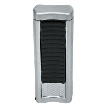 Ronson 116001 vžigalnik plinski Jet Flame Passat srebrn/črn