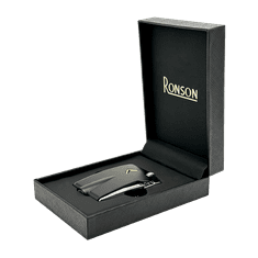 Ronson 101004 vžigalnik plinski Mini Premier Vareflame črn