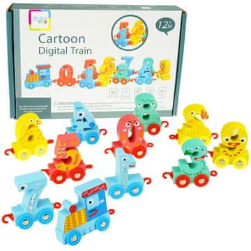 shumee Digitalni leseni vlakec, ki ga otroci sestavijo