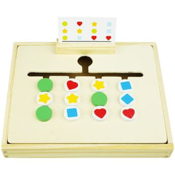 shumee Lesena sestavljanka labirint z gibalno stezo in tablo