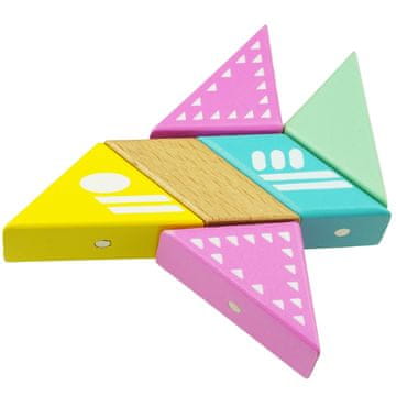 shumee Lesena origami puzzle z magnetnimi kockami PLANE