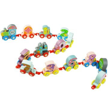 shumee Lesen vlakec s številkami, vlakec