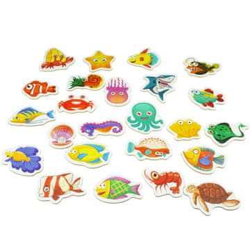 shumee Pisana sestavljanka za otroke, vodne živali