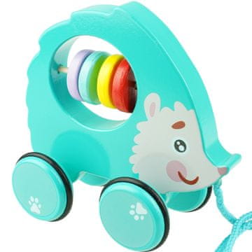 shumee Lesena igrača na vlečenje ježek