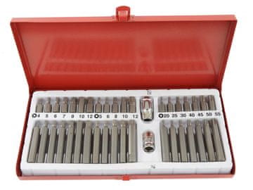 KOMPLET VRVNIH NASTAVKOV IMBUS SPLINE TORX 1/2 3/8 CRV 40 KOSOV ZA DELAVNICO