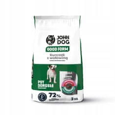 shumee JOHN DOG GOOD FORM hrana za pse malih pasem PIŠČANEC IN GOVEDINA 3 kg