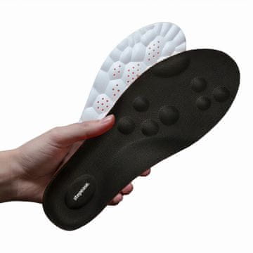 Stepease  Ortopedski vložki z masažnimi točkami | STEPEASE Črna