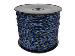 shumee Pletena vrvica za 3mm električni polnilec, 3x0,50mm SS črno modra 400m, Royal Farm