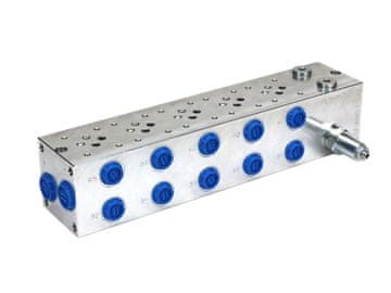 shumee NG6 cetop3 5-delna plošča (s prelivnim ventilom 50-380 bar) za elektromagnetne ventile DL3 in DS3