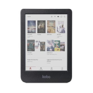 shumee E-knjiga Kobo Clara Color 6 EInk Kaleido3 16GB črna