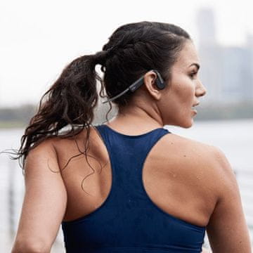 SHOKZ Shokz OpenMove slušalke, vratni trak, Bluetooth, siva