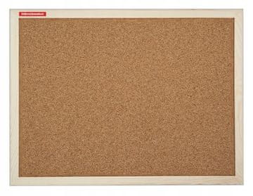 shumee Plutovinasta tabla MemoBe 60x50cm 50x60 lesena