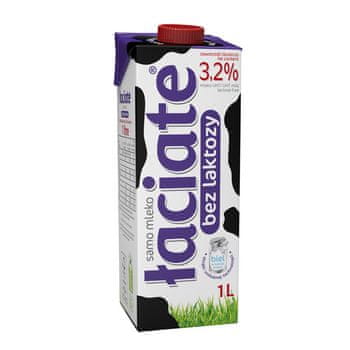 shumee Łaciate UHT mleko 3,2% brez laktoze 1 l
