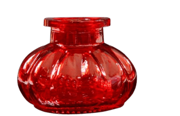 shumee Rdeč vrč za nargilo, majhna steklenica za vodo, vaza za nargilo