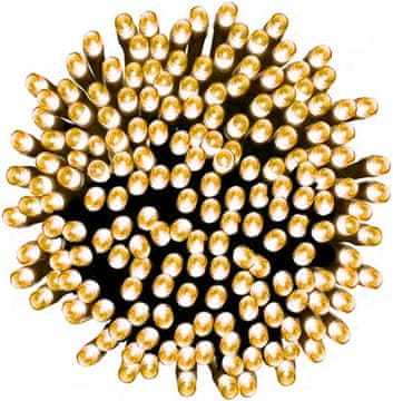 shumee Lučke za božično drevo 500 diod 50m toplo bela svetloba za zunanjo in notranjo uporabo LED