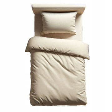 shumee Bombažna posteljnina BEDTIME s sistemom za preprosto menjavo 140x200 (2 barvi)