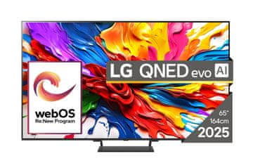 shumee LG 65QNED93A6A OLED EVO 65'' 4K Ultra HD 144 Hz TV WebOS Dolby Atmos Črna