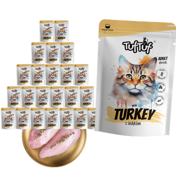 shumee TUF TUF Luncheon meat s puranom - mokra hrana za mačke - 24 x 300 g
