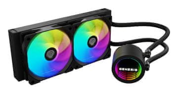 Genesis GENESIS NLG-2319 sistem za hlajenje računalnika Procesor Vse-v-enem tekočinski hladilnik Črna