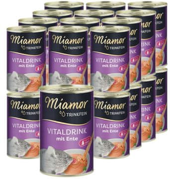 shumee Mokra hrana za mačke MIAMOR VITALDRINK z raco 24x135ml