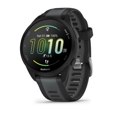 shumee Garmin Forerunner 165 Music, črna/skrilasto siva