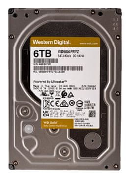 shumee Trdi disk WD Gold 6TB SATA WD6004FRYZ