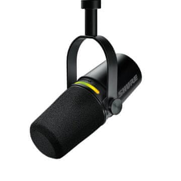 shumee Shure MV7-K - mikrofon za prenos zvoka XLR/USB-C črne barve