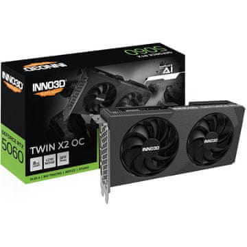 shumee grafična kartica INNO3D RTX 5060 Twin X2 OC 8GB