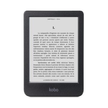 shumee E-knjiga Kobo Clara BW 6 EInk Carta 1300HD 16GB črna