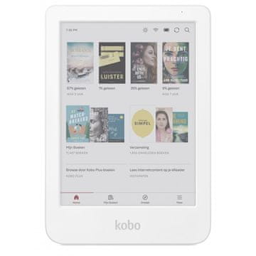shumee Kobo Clara Color 6 E-črnilo Kaleido3 16G WI-FI bela