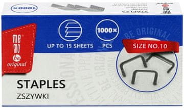 shumee MemoBe pocinkane pisarniške sponke 10 mini 1000 kosov