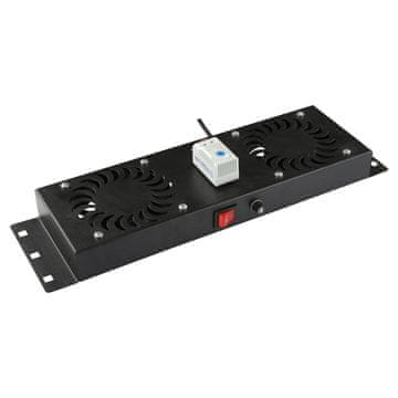 shumee Lanview 2 ventilatorja, analogni termostat, modul ventilatorja z vtičem za Združeno kraljestvo, RAF115BL-UK