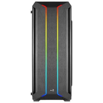 Aerocool Računalniško ohišje Aerocool PGS Skyline-A-BK-v1, Midi Tower, črno