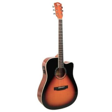 slomart V-TONE VEAG1 CE VS akustična kitara 4/4, Vintage sunburst