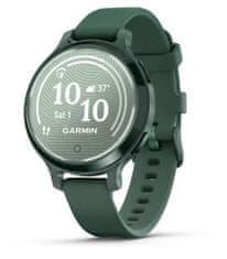 Garmin Garmin Lily 2 Active 38 mm Digital 240 x 201 slikovnih pik Zaslon na dotik Zelena GPS (satelit)