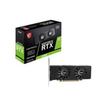 shumee grafična kartica MSI GeForce RTX 3050 LP E 6G OC