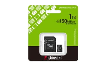 shumee KINGSTON microSDXC 1TB Canvas Select Plus 3 ADP