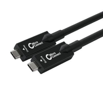 MicroConnect MicroConnect Premium optični USB-C 3.2 Gen 1 hibridni kabel 12,5 m, USB3.2CC12OP