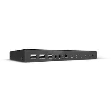Lindy HDMI 18G KVM stikalo, USB 2.0, zvok, 4 vrata, 32810