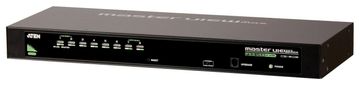 Aten Aten 8-port USB/PS2 KVM, kombinirana konzola, 2048x1536, 2-nivojsko kaskadno povezovanje, oddajanje, večplatformska, CS1308-AT-G